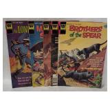 5 Vtg Whitman Comics - Dagar, Lone Ranger