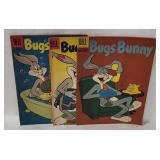 3 Dell Bugs Bunny Comics 1957-1960