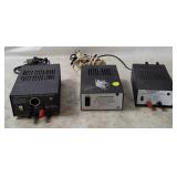 3 Regulated Power Supplies - Micronta, Pyramid