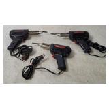 3 Weller Soldering Guns