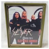 Framed Slayer Magazine Photo