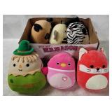Box Of Assorted Squishmallows Plushes