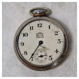 Vtg Gargoyle Marine Oils Pocket Watch