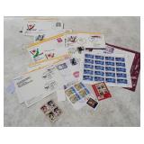 Assorted Vtg Postmarked Stamps