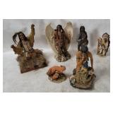Native Indian Resin Figurines