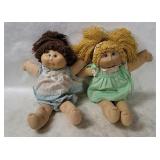 2 Vtg Cabbage Patch Kids Dolls