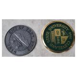 Troy Ohio & Cleveland State Univ. Medallions