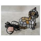 Stained Glass Cat Table Lamp