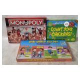 3 Games - Count Your Chickens, Lfc Soccer Monopoly