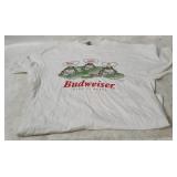 Vtg Budweiser Frogs Shirt Size X L