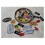 Vtg Patches, Keychains, Stickers & More