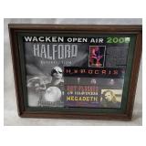 Framed Heavy Metal Magazine Pages
