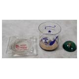 Bowling Cup, Scorpion Paperweight, Pizza Ashtray