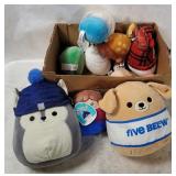 Box Of Assorted Squishmallows Plushes