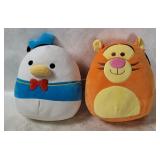 Squishmallows Tigger & Donald Duck Plushes