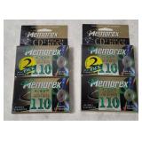 2 Sealed Memorex Cd2 110 Cassette 2-packs