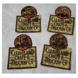 4 Cleveland Crate & Trucking Co. Patches