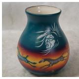 Hozoni Pottery Native Indian Vase
