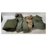 Vtg U S Army Duffel Bag & Shirts