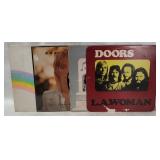 4 Lp's - Doors, Three Dog Night, Rod Stewart, K C