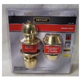 Defiant Door Knobs/ Deadbolt Combo Pack