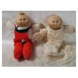 2 Vtg Cabbage Patch Kids Preemie Dolls