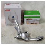 Wine Bottle Opener, Waffle Maker, Measuring Set