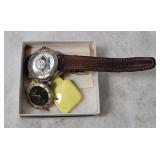 Clip-on Earrings, Carlton & Steelers Watches