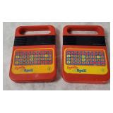 2 Texas Instruments Speak & Spell Games