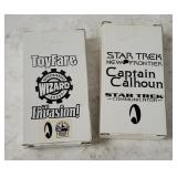 2 Star Trek Figures - Capt. Pikard, Capt. Calhoun