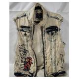 8ighth Dstrkt Embroidered Jean Jacket Size S