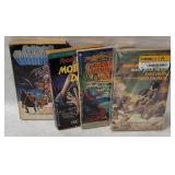 4 Vtg Books- Friday The 13th, Battlestar Galactica