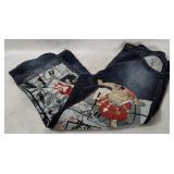 No 83 Embroidered Jeans Size 34x32