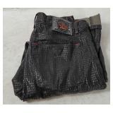 Guess Snakeskin Style Jeans Size 33