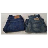2 Pairs Levis Jeans Size 34x34
