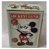 1978 Mickey Mouse Tin Bank