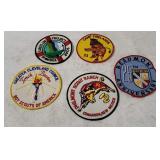 5 Vtg Boy Scouts Round Patches