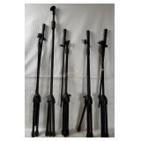 5 Quicklok Tripod Microphone Stands