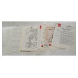 Vtg Boy Scouts Jamboree Ephemera & Fact Sheets