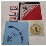 1964 Valley Forge Boy Scouts Patches, Bandanas