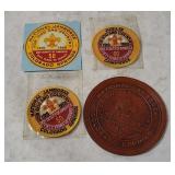 1960 Boy Scouts Colorado Jamboree Patches & Decal