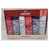 New Levi's 6pc Bandana Set