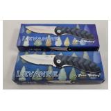 2 New Frost Cutlery Levanne Knifes