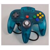 Blue Nintendo 64 Controller