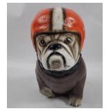 8' Stone Browns Dog Statue *Damaged*