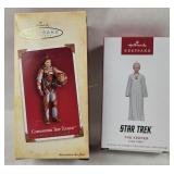 Keepsake Star Trek Keeper & Trip Tucker Ornaments