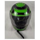 Cirus Green & Black Motorcycle Helmet