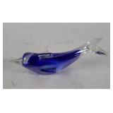 Art glass Iridescent Dolphin Figure