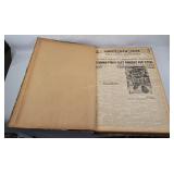 1946 Canton Repository Hardbound Newspapers