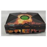 Original Xbox Game Console W/ Flame Wrap